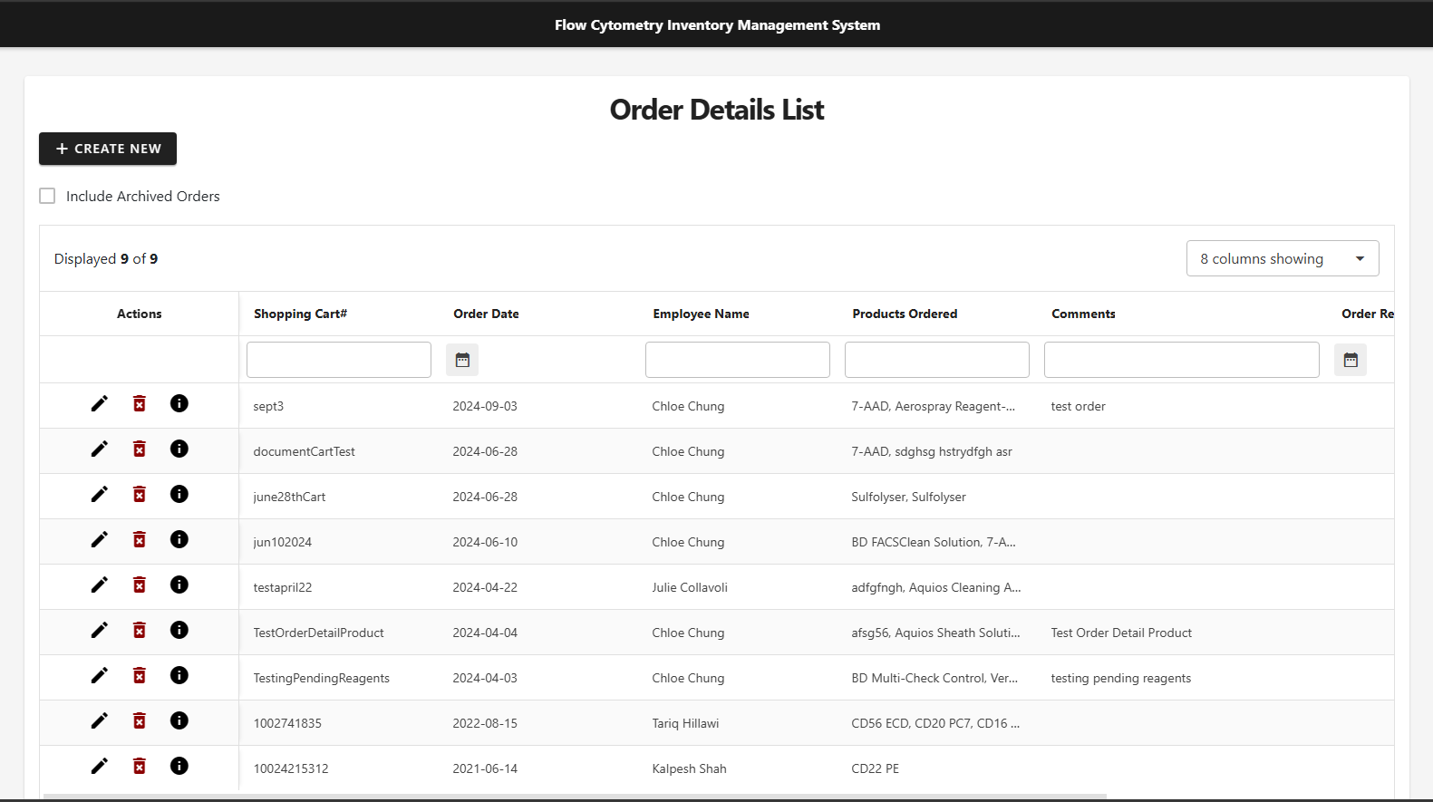 Real-Time Order Tracking